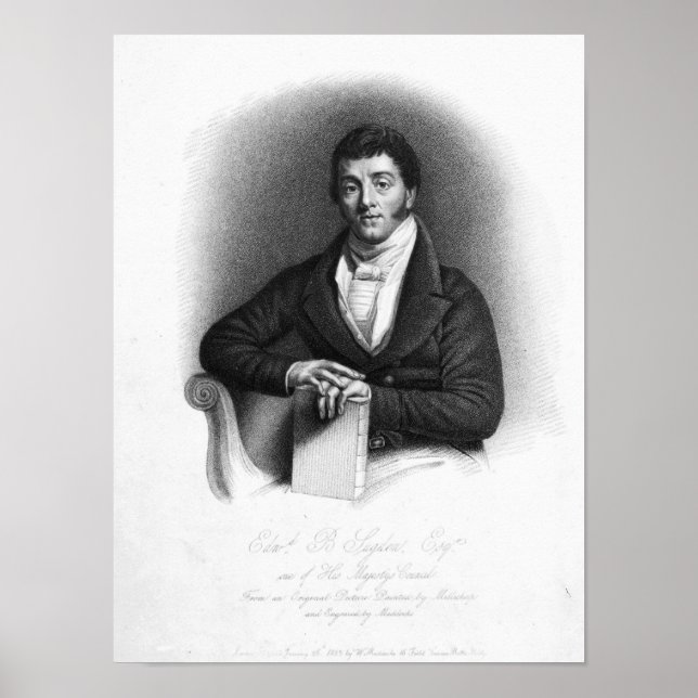 Póster Edward Buttenshaw Sugden, 1rua de Rua. (Frente)