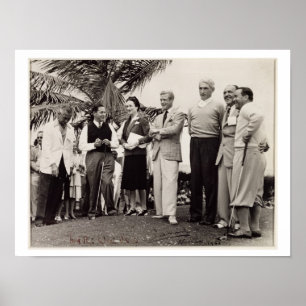 Póster Edward, duque de Windsor (1894-1972) e de Wallis,