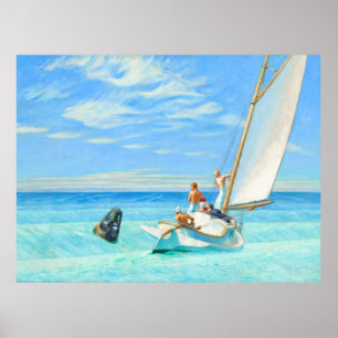 Póster Edward Hopper Ground Swell (1939) Belas Artes