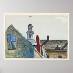 Poster Edward Hopper Universalist Church