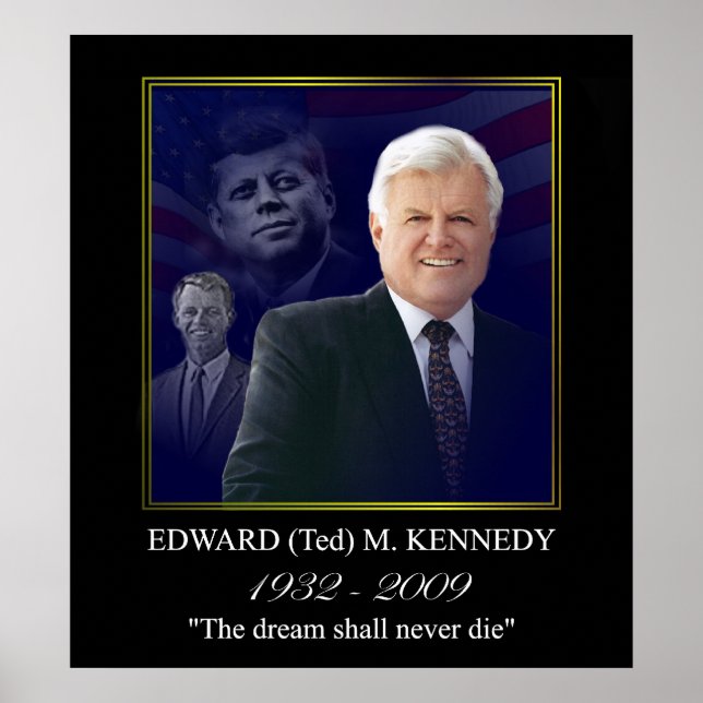 Póster Edward Kennedy com Jack e Bobby (Frente)