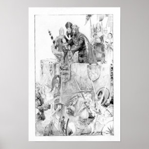 Póster Edward mim que declaro seu príncipe de Gales do