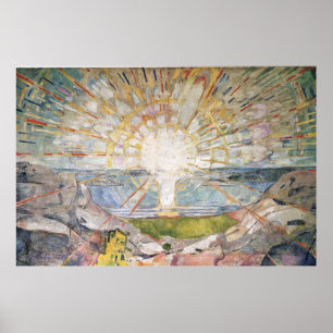 Poster Edward Munch a pintura da arte