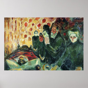 Póster Edward Munch a pintura da arte