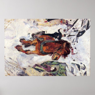 Póster Edward Munch a pintura da arte