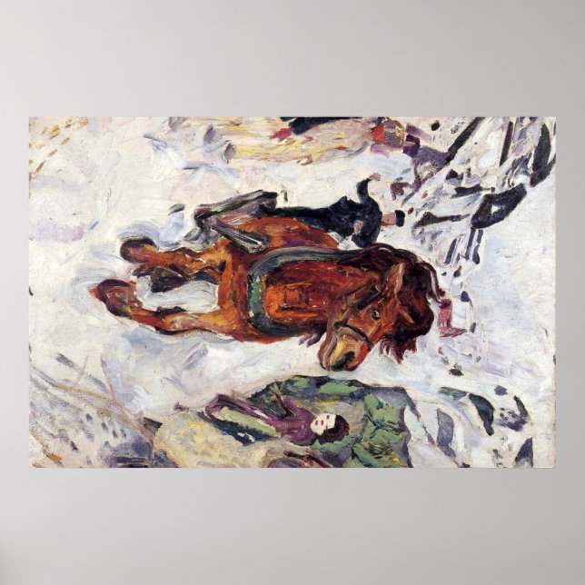 Póster Edward Munch Art Painting (Frente)