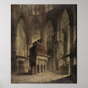 Póster Edward o santuário do Confessor, abadia de