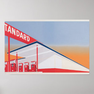 Poster Edward Ruscha - Estação Standard - 1966