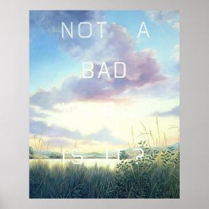 Poster Edward Ruscha - Não é um mau mundo, é? - 1984