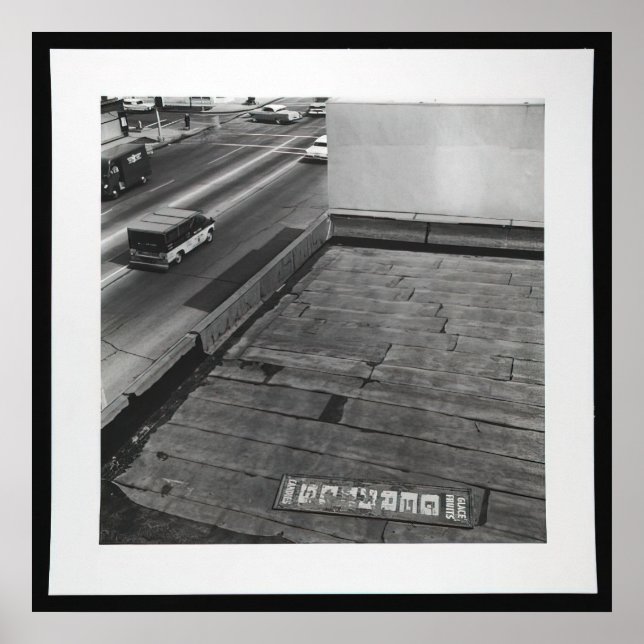 Poster Edward Ruscha - Rooftop (Rooftops Series #2) - Pop (Frente)