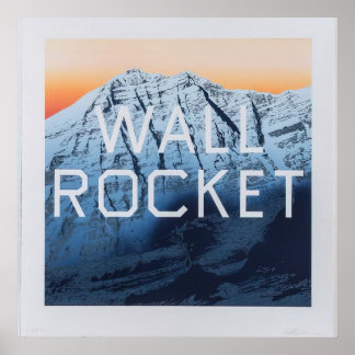 Poster Edward Ruscha - Wall Rocket - 2013