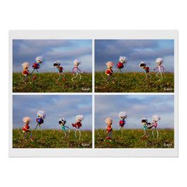 Póster Een fubby Stripverhaal over de liefde.