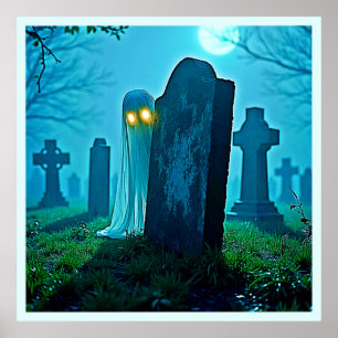 Poster Eerie Glimpse de Graveyard Ghost