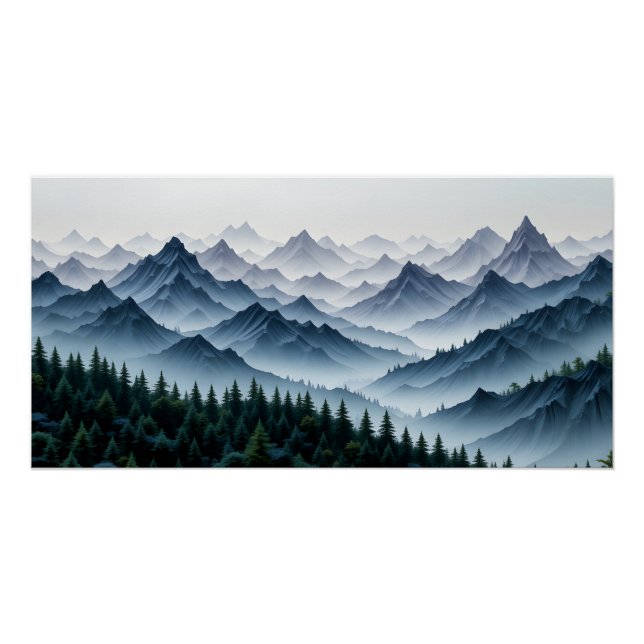 Póster Eethal Mountain Vista (Frente)