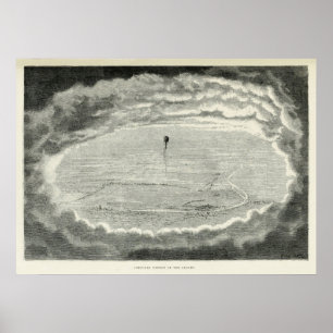 Poster Efeito circular das nuvens.(1871)