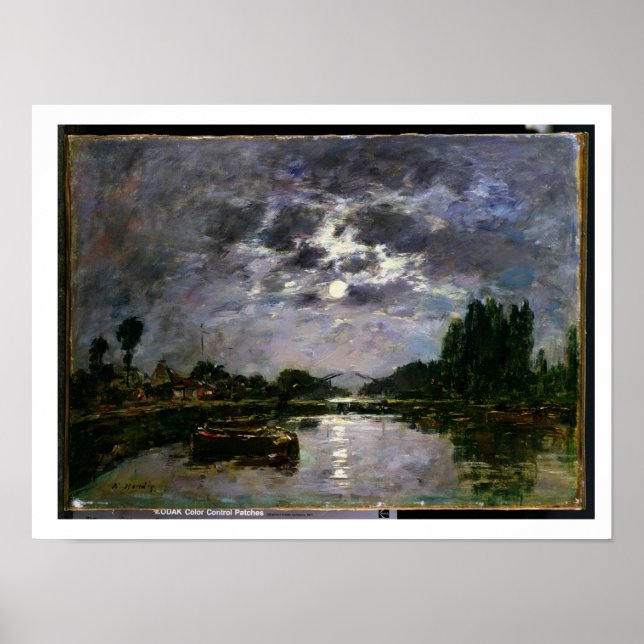 Póster Efeito da Lua, 1891 (óleo na canvas) (Frente)