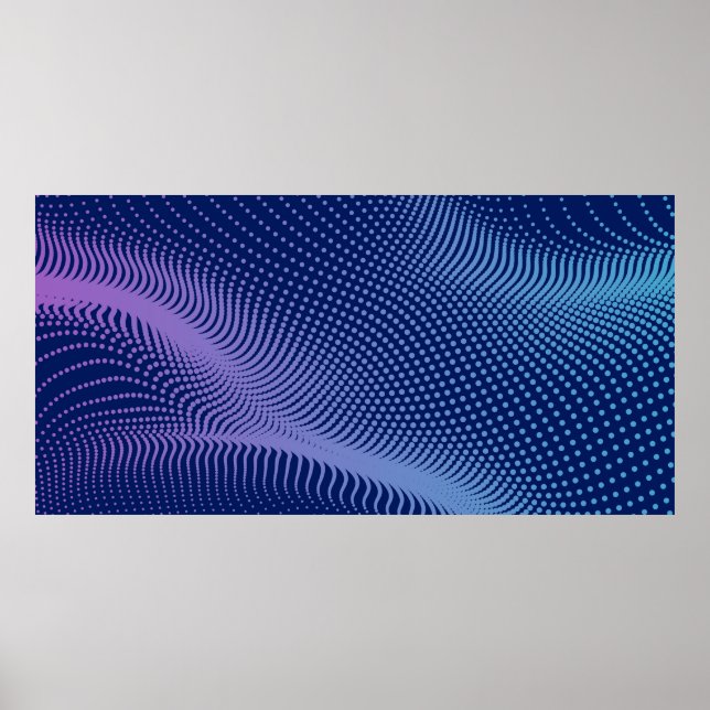 Poster Efeito de malha de meio tom de safra. Abstrato bac (Frente)