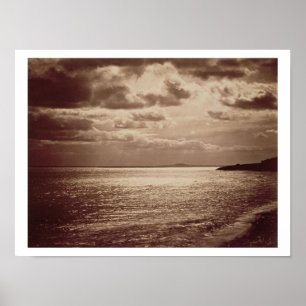 Poster Efeito do Sol, Normandia c.1857 (foto-sépia)