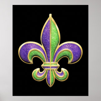 Poster Efeito Luminoso Mardi Gras 2022