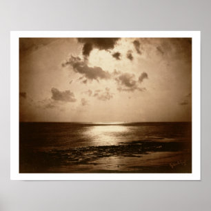 Póster Efeito solar - oceano, 1857 (impressão do albume