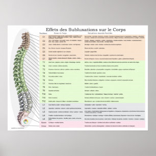 Poster Efeitos do Subluxation espinal em francês