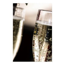 Efervescência Dourada: Arte de Bolhas de Champagne