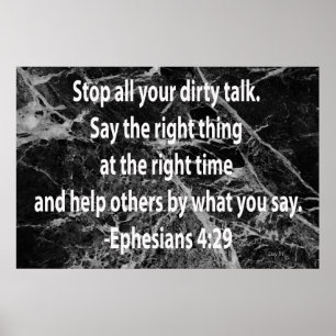 Póster Efesianos 4:29