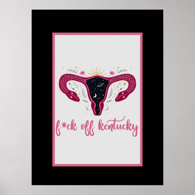 Poster Eff Do Kentucky Celestial Uterus Pro-Choice (Frente)