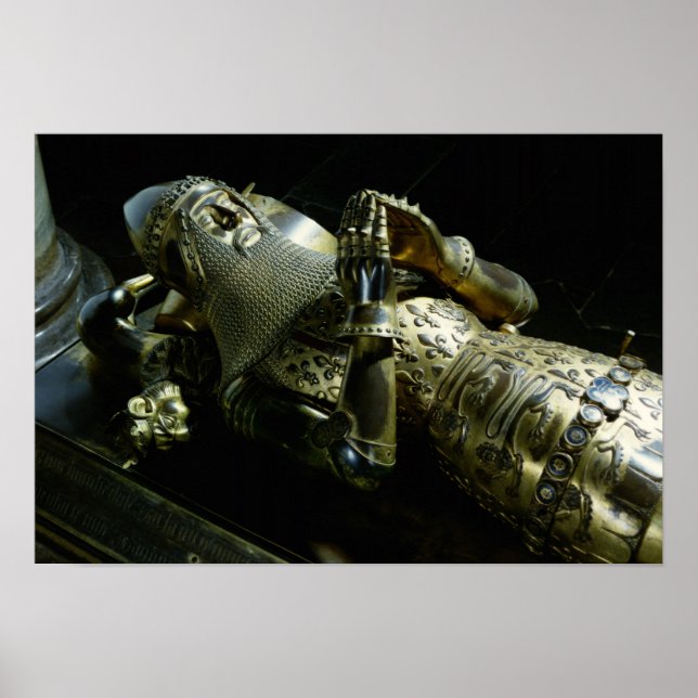 Póster Effigy de Edward o Príncipe Negro, 1376 (Frente)