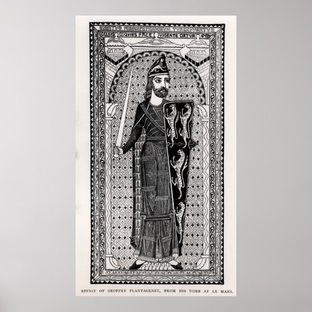 Poster Effigy de Geoffrey Plantagenet (Frente)