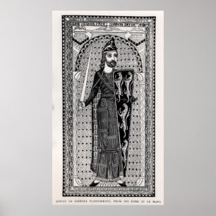 Poster Efígie de Geoffrey Plantagenet