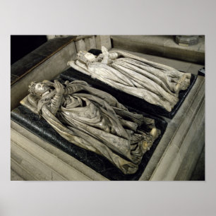 Póster Efígies de Henri II e Catherine de Medici