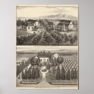 Poster Egger, residências de Haines, fazendas