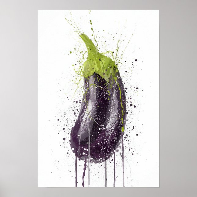 Poster Eggplant Vegetable (Frente)