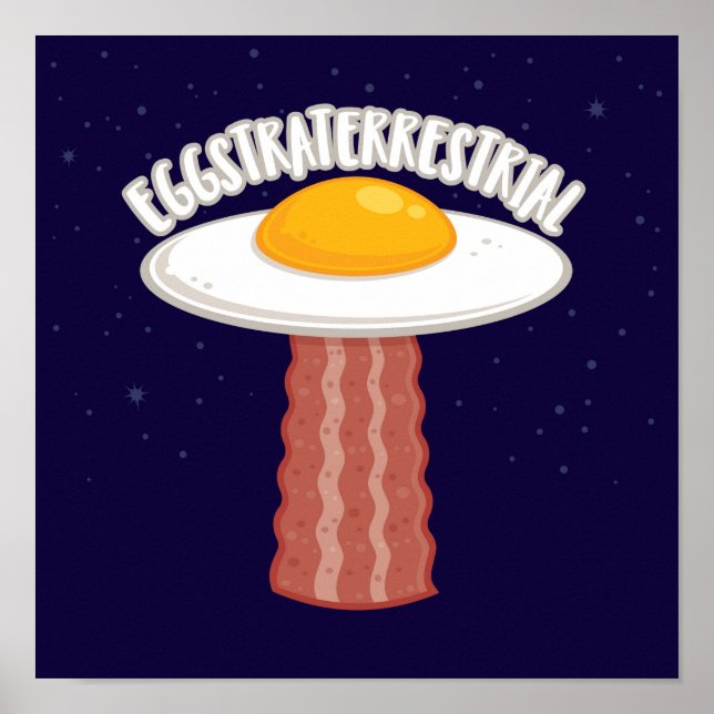 Poster Eggstraterrestre Com Texto (Frente)