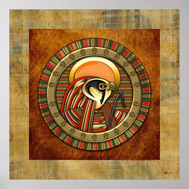 Póster Egípcio Sun God Ra (Frente)