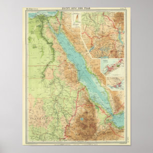 Poster Egipto e o Nile