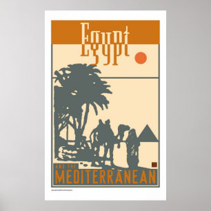 Póster Egipto-Impressão
