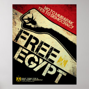 Póster Egipto livre!