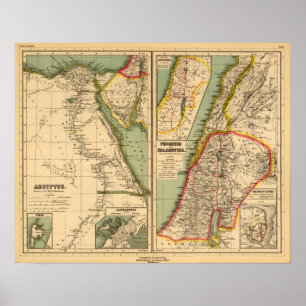 Poster Egipto, Phoenicia e Palestina