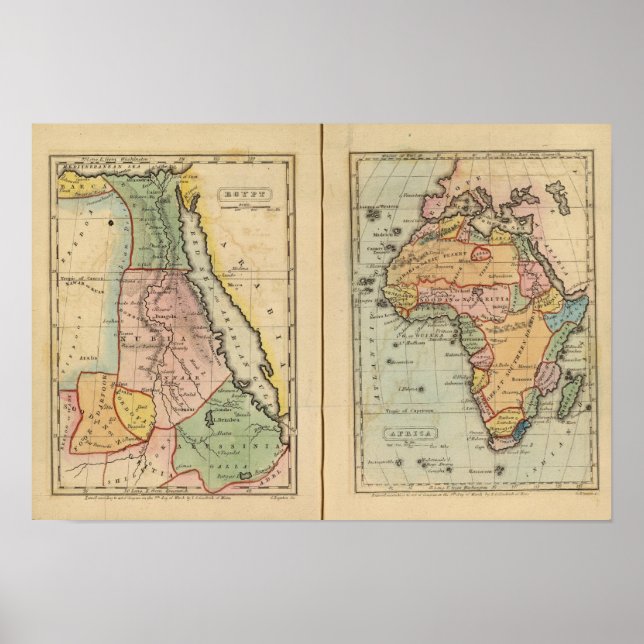 Póster Egito, África (Frente)