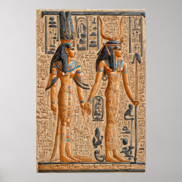 Poster Egito Antigo, Rainha Faraônica Hatshepsut ||