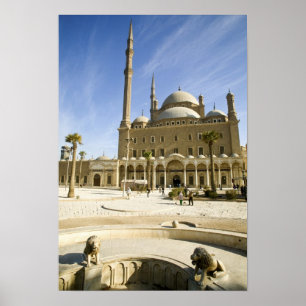 Póster Egito, Cairo. A imponente Mesquita de Mohammed Ali