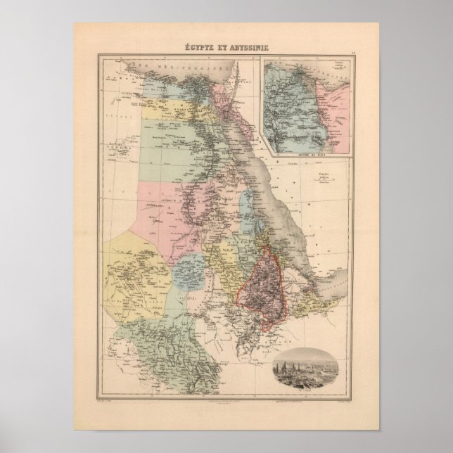 Póster Egito e Abissínia (Frente)