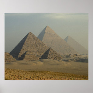 Póster Egito, Giza, Complexo das Pirâmides de Giza, Plan