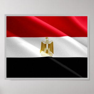 Poster Egito - Mar Vermelho - Onda de Bandeira -