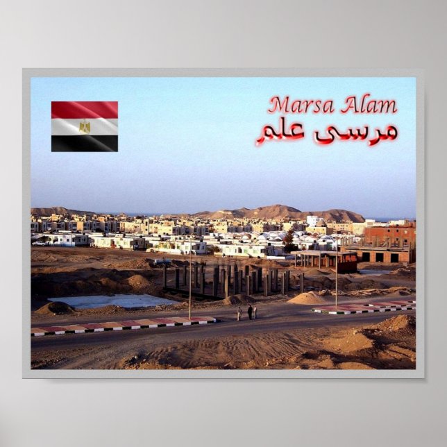 Poster Egito - Marsa Alam - (Frente)