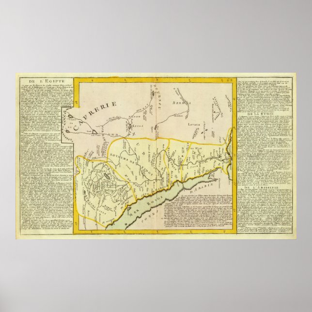 Póster Egito, Sudão (Frente)