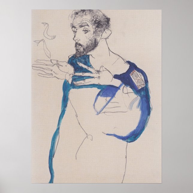 Póster Egon Schiele (Frente)