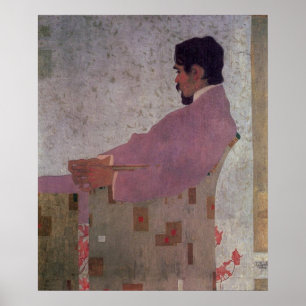 Poster Egon Schiele Portrait do Pintor Anton Peschka